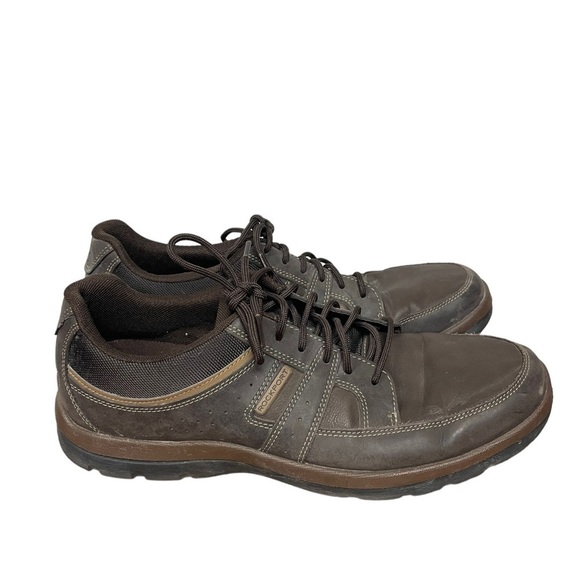 ROCKPORT Brown Tie Comfort Oxford, Get Your Kicks Blucher, M79269, 10.5M - Picture 1 of 8